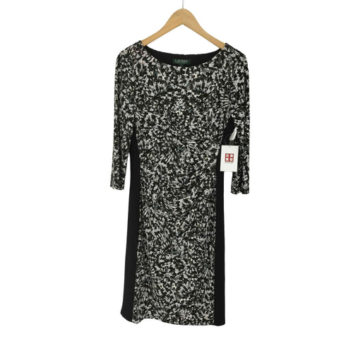 ローレンラルフローレン LAUREN RALPH LAUREN 花柄 ストレッチワンピース レディース import:S