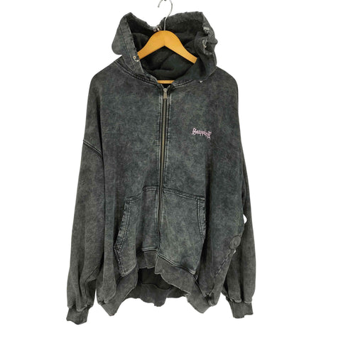 サプライヤー SUPPLIER VINTAGE WASH PIERCED ZIP HOODIE ラインストーン メンズ JPN:XL