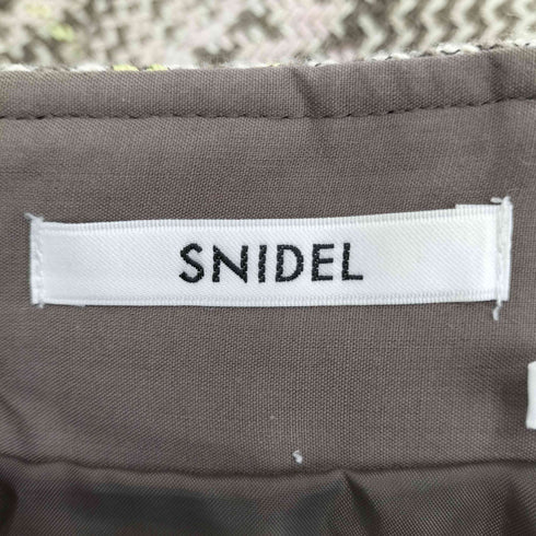 スナイデル snidel Susロービングチェックミニスカート レディース JPN:0