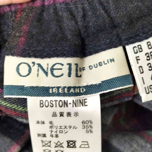 オニールオブダブリン ONEIL OF DUBLIN タータンチェックキルトスカート レディース 6