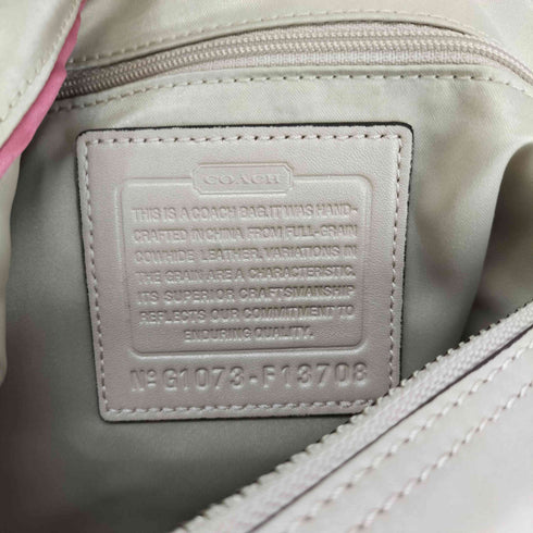 コーチ COACH 2WAY レザー ショルダーバッグ ハンドバッグ leather shoulderbag handbag レディース