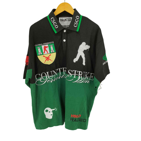 Haunted Starbucks CS OVERSIZED POLO オーバーサイズ ポロシャツ メンズ import:M