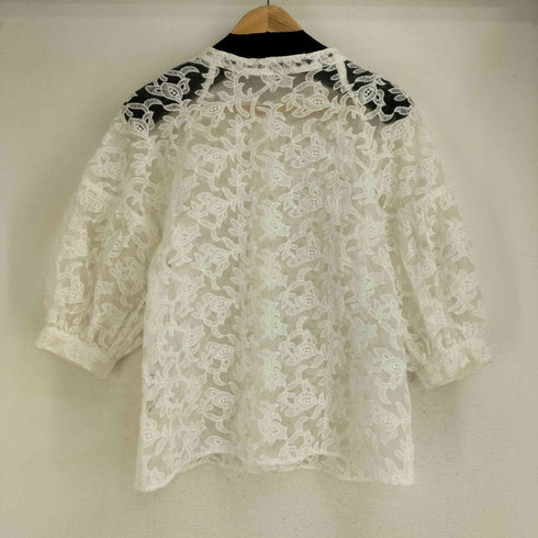 ページボーイ PAGEBOY フラワーシアーブラウス レディース