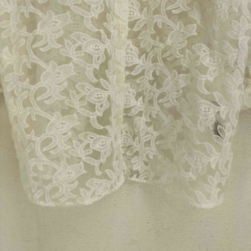 ページボーイ PAGEBOY フラワーシアーブラウス レディース