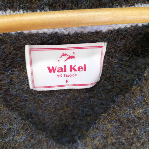 ワイケイ Wai Kei Vネック ニットセーター メンズ FREE