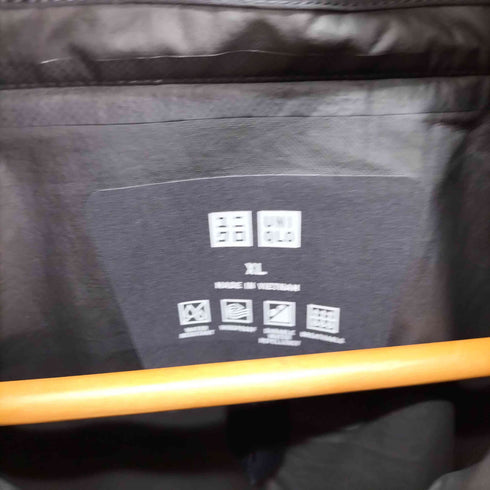 ユニクロ UNIQLO フード収納 ブロックテックパーカー メンズ JPN:XL