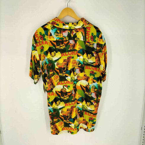 アロハブロッサム Aloha Blossom WEZ COLLAGE SHIRTS レーヨン メンズ US:44