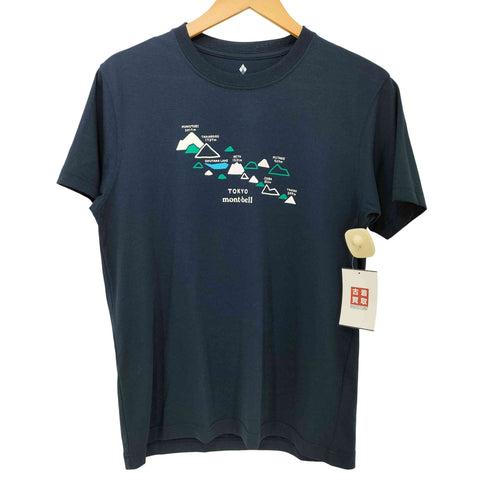 モンベル mont bell WIC.T 山 プリント S/S Tシャツ メンズ JPN:S