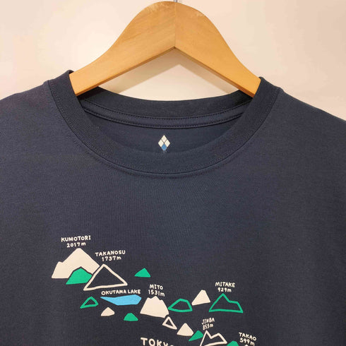 モンベル mont bell WIC.T 山 プリント S/S Tシャツ メンズ JPN:S