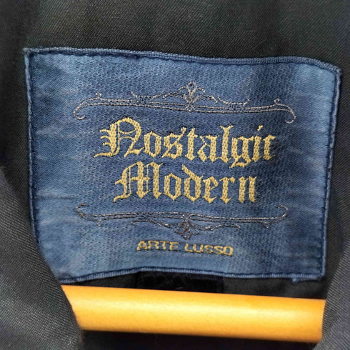 NOSTALGIC MODERN ロゴ刺繍 スイングトップ ブルゾン メンズ L