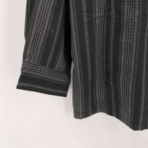 エアウォーク AIRWALK ストライプ スナップボタン L/S シャツジャケット メンズ 2L