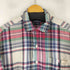 ポロバイラルフローレン Polo by RALPH LAUREN 90S スモールポニー刺繍 CALDWELL 開襟 S/S チェック柄シャツ メンズ import:L