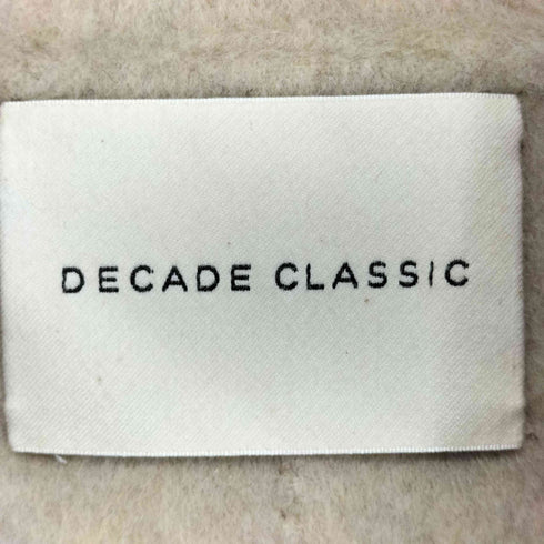 DECADE CLASSIC ウールハーフコート ポーチ付き レディース