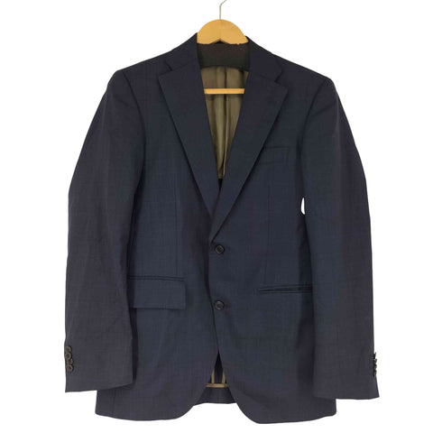 azabu tailor 2B チェック柄 ウール テーラードジャケット メンズ 042 A