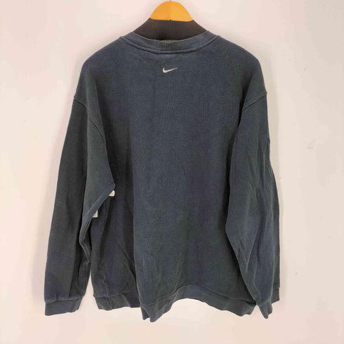 ナイキ NIKE 00S 銀タグ ロゴ刺繍スウェットL/S メンズ import:XL
