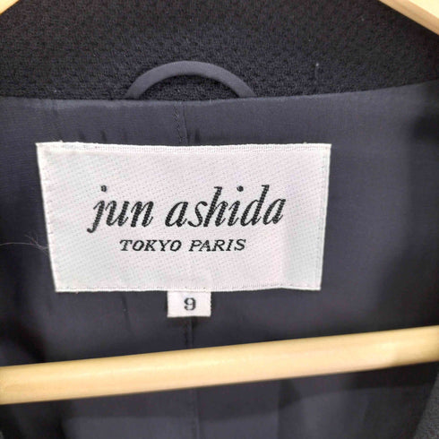 ジュンアシダ jun ashida フリル ダブル テーラードジャケット レディース JPN:9号