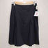 バーバリーロンドン BURBERRY LONDON ノバチェック パイピング タック フレア ウール スカート レディース 38