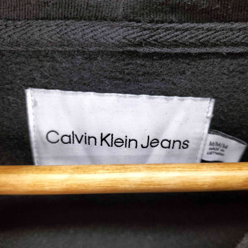 カルバンクラインジーンズ Calvin Klein Jeans クロップド パーカー 裏起毛 レディース import:M