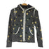アルマーニエクスチェンジ ARMANI EXCHANGE 星柄 ロゴプリント フルジップパーカー レディース import:M