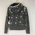 アルマーニエクスチェンジ ARMANI EXCHANGE 星柄 ロゴプリント フルジップパーカー レディース import:M