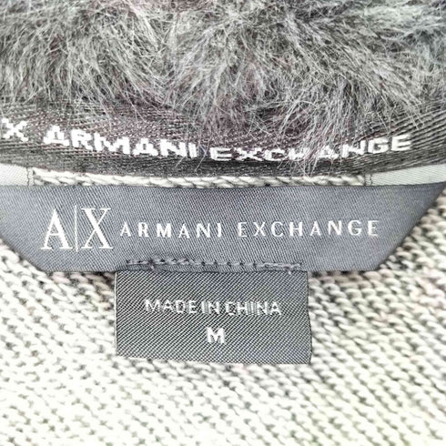 アルマーニエクスチェンジ ARMANI EXCHANGE 星柄 ロゴプリント フルジップパーカー レディース import:M