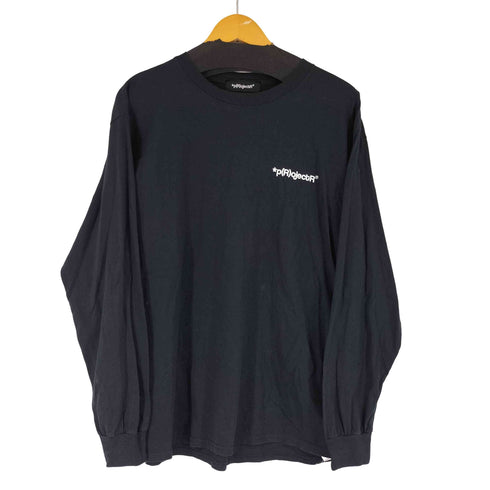 *p(R)ojectR ロゴプリント L/S Tシャツ メンズ import:L