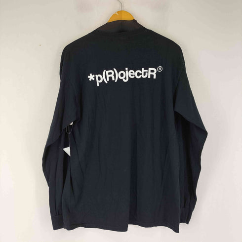 *p(R)ojectR ロゴプリント L/S Tシャツ メンズ import:L
