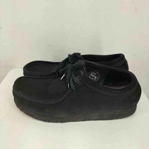 クラークス Clarks WALLABEE BLACK SUEDE メンズ JPN:26.5