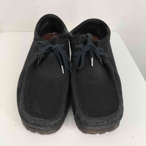 クラークス Clarks WALLABEE BLACK SUEDE メンズ JPN:26.5