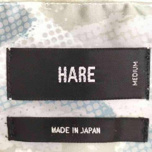 ハレ HARE 総柄 S/S オープンカラーシャツ メンズ JPN:M