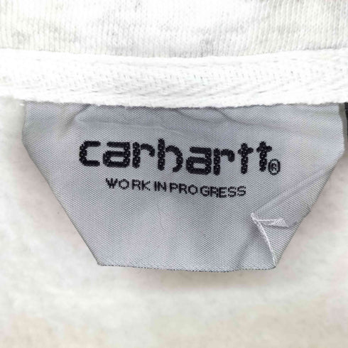 カーハートワークインプログレス Carhartt WIP ロゴ刺繍 ハーフジップ リバースウィーブスウェット メンズ import:L