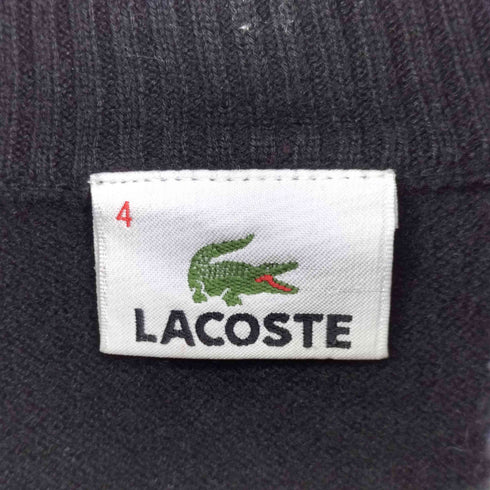 ラコステ LACOSTE ロゴワッペン ハーフジップ ニット メンズ JPN:4