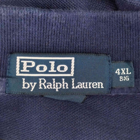 ポロバイラルフローレン Polo by RALPH LAUREN 90S スモールポニー刺繍 S/S ポロシャツ メンズ 4XL