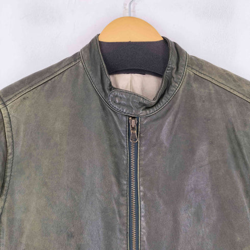 アダムエロペ Adam et Rope ラムレザー シングルライダース ジャケット メンズ 40