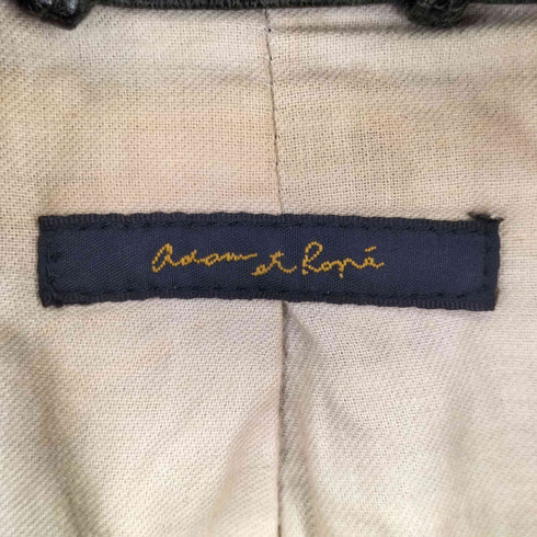 アダムエロペ Adam et Rope ラムレザー シングルライダース ジャケット メンズ 40