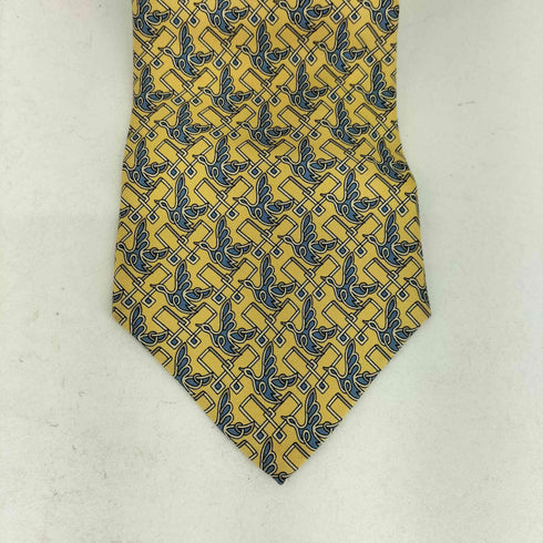 サルヴァトーレフェラガモ Salvatore Ferragamo 鳥 シルク ネクタイ メンズ