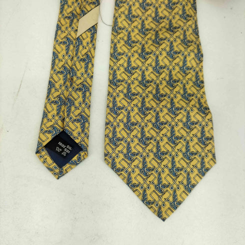 サルヴァトーレフェラガモ Salvatore Ferragamo 鳥 シルク ネクタイ メンズ