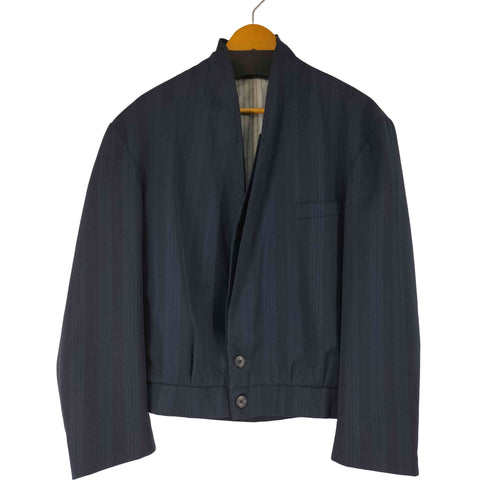 CYRCUS J.LAMBERT TAILOR 変形デザイン ストライプ テーラードジャケット メンズ