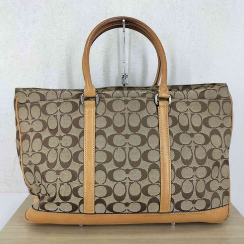 コーチ COACH シグネチャー ハンドバッグ signature hand bag レディース