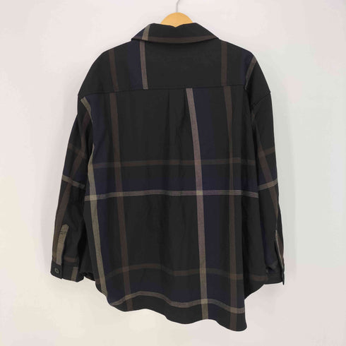 キャスパージョン CASPER JOHN チェック フロントダブルフラップポケット L/S ビッグシルエットシャツ メンズ JPN:S