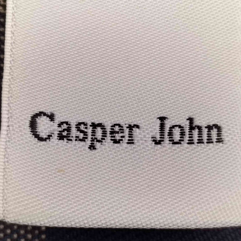 キャスパージョン CASPER JOHN チェック フロントダブルフラップポケット L/S ビッグシルエットシャツ メンズ JPN:S