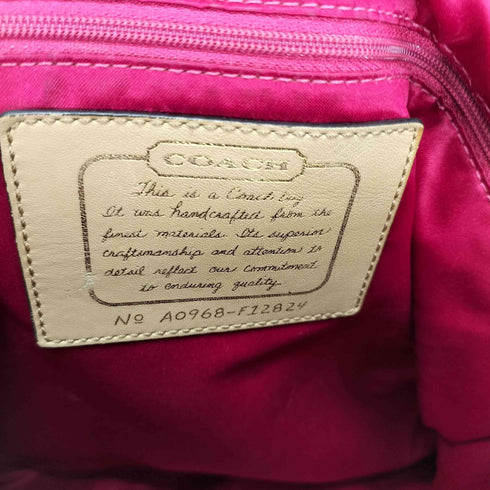 コーチ COACH シグネチャー 2Way ショルダーバッグ signature 2way shoulder bag レディース