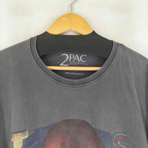 2PAC TUPAC SHAKUR デザインプリント S/S Tシャツ メンズ import:XL
