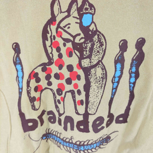 ブレインデッド BRAIN DEAD プリント 半袖 Tシャツ メンズ L