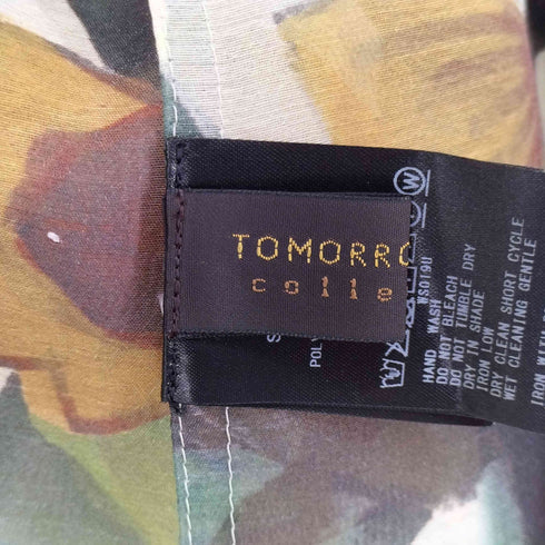 トゥモローランド TOMORROWLAND サンフラワープリント シースルージャケット レディース DE:36
