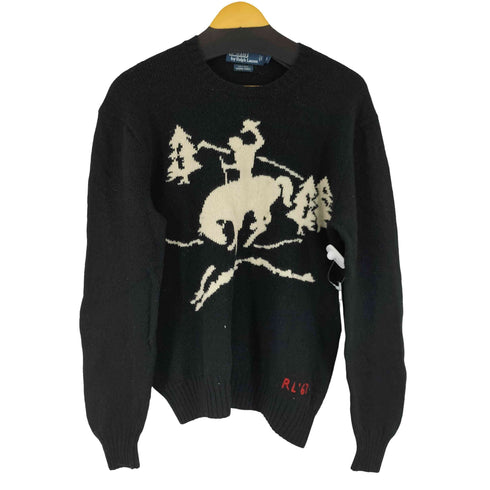 ポロバイラルフローレン Polo by RALPH LAUREN 90S ポニーデザイン ニット メンズ import:XL