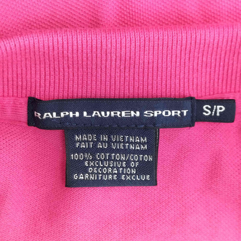 ラルフローレンスポーツ RALPH LAUREN SPORT 90S スモールポニー刺繍 S/S ポロワンピース レディース import:S