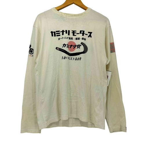 カミナリモータース 両面プリント L/S Tシャツ メンズ
