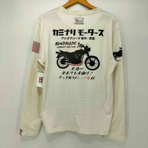 カミナリモータース 両面プリント L/S Tシャツ メンズ