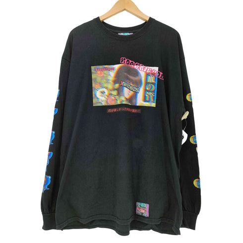 今夜1秒 キャラクタープリント L/S Tシャツ メンズ JPN:XL
